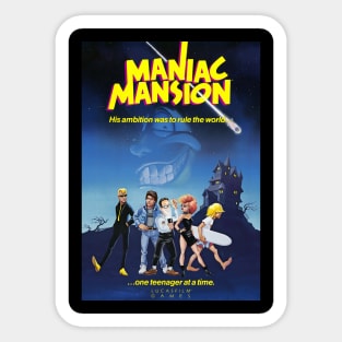 Maniac Mansion Sticker